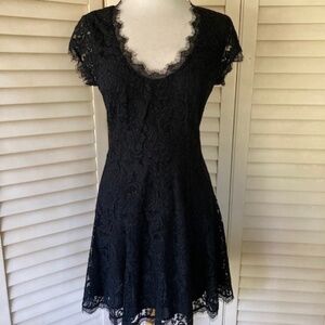 Joie Black Lace Dress
